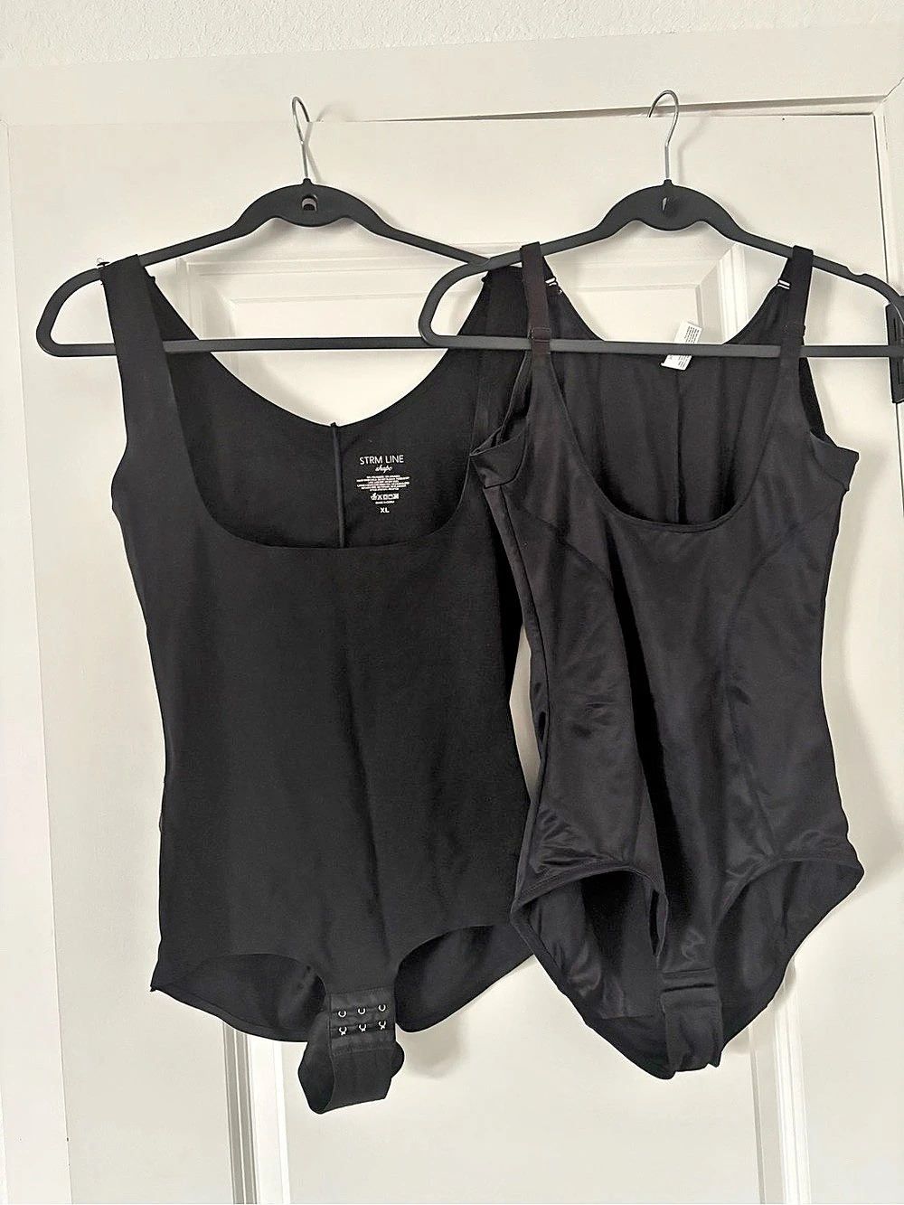 STRM LINE/MAIDENFORM Shapewear Bodysuit Black Set